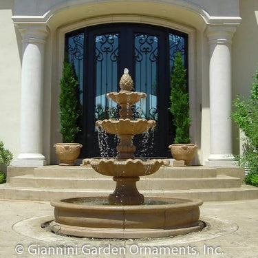 Giannini Garden Garda Three Tier Pond Fountain